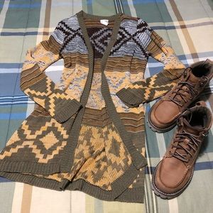 Daytrip Aztec Print Duster